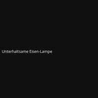 Unterhaltsame Eisen-Lampe