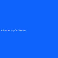 Adrettes Kupfer-Telefon