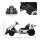 4 V Elektro Go-Kart für Kinder Bis 12 Km/h Gokart mit Drift-Funktion, 2 Motoren verstellbarem Sitz Sanftanlauf