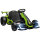 4 V Elektro Go-Kart für Kinder Bis 12 Km/h Gokart mit Drift-Funktion, 2 Motoren verstellbarem Sitz Sanftanlauf
