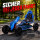 Elektro Go-Kart für Kinder 3-5km/h Gokart mit 2-Fach verstellbarem Geschwindigkeit, Sicherheitsgurt, EVA-Räder für 3-8