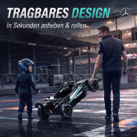 Mercedes-AMG PETRONAS F1 12 V Elektro Go-Kart für Kinder Gokart mit Lithium-Akku 2 Motoren Sanftanlauf