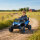 12V Elektroauto für Kinder, Fernbedienungsfunktion, Gurt, Hupe, LED-Lichter, USB-Port, für 3-5 Jahre, Blau