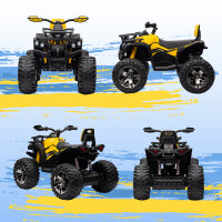 Elektro-Kinderquad, 3-8 km/h, 45 Min. Betriebszeit, LED-Scheinwerfer, Musikplayer mit USB, für Kinder 3 bis 5 Jahre