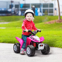 Elektro-Kinderquad, LED-Licht, Hupe, breite Reifen,...