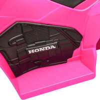 Elektro-Kinderquad, LED-Licht, Hupe, breite Reifen, bequemer Sitz, rutschfeste Griffe, Rosa