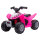 Elektro-Kinderquad, LED-Licht, Hupe, breite Reifen, bequemer Sitz, rutschfeste Griffe, Rosa