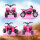 Elektro-Kinderquad, LED-Licht, Hupe, breite Reifen, bequemer Sitz, rutschfeste Griffe, Rosa