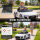 Kinder Elektroauto 12V Kinderauto mit Fernbedienung Lithium-Akku 2 Motor Sanftanlauf Hinterradfederung Weiß
