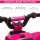 Kinder Quad Elektro 6V Kinderquad mit Vorwärts-, Rückwärtsfunktion für Kinder 1,5-3 Jahre bis 20 kg Rosa