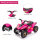 Kinder Quad Elektro 6V Kinderquad mit Vorwärts-, Rückwärtsfunktion für Kinder 1,5-3 Jahre bis 20 kg Rosa