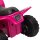 Kinder Quad Elektro 6V Kinderquad mit Vorwärts-, Rückwärtsfunktion für Kinder 1,5-3 Jahre bis 20 kg Rosa