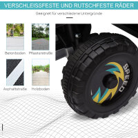 Kinder Quad Elektro 6V Kinderquad mit Vorwärts-, Rückwärtsfunktion für Kinder 1,5-3 Jahre bis 20 kg Schwarz