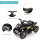 Kinder Quad Elektro 6V Kinderquad mit Vorwärts-, Rückwärtsfunktion für Kinder 1,5-3 Jahre bis 20 kg Schwarz