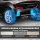 Kinder-Elektroauto, mit LED-Scheinwerfern, Sicherheitsgurt, Hupe, Musik, 3-5 km/h, schwarz, 107 x 62,5 x 44cm