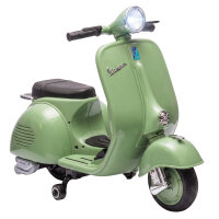 Elektro Motorrad Kinder 6 V Elektromotorrad mit Stützrädern, Lithium-Akku, Softstart, Musik, USB Scheinwerfer Hupe