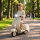 Elektro Motorrad Kinder 6 V Elektromotorrad mit Stützrädern, Lithium-Akku, Softstart, Musik, USB Scheinwerfer Hupe