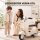 Elektro Motorrad Kinder 6 V Elektromotorrad mit Stützrädern, Lithium-Akku, Softstart, Musik, USB Scheinwerfer Hupe