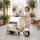 Elektro Motorrad Kinder 6 V Elektromotorrad mit Stützrädern, Lithium-Akku, Softstart, Musik, USB Scheinwerfer Hupe