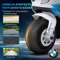 Elektro Motorrad Kinder BMW S1000RR 6V Elektromotorrad mit Scheinwerfer Musik 2,5 km/h für Kinder 18-36 Monaten Blau