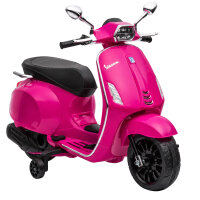 Elektro-Kindermotorrad, Vespa, 3 km/h, 3-6 Jahre, Musik, Licht & Radio, Rosa