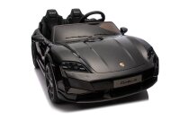Kinderfahrzeug Porsche Taycan Turbo S - schwarz