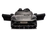 Kinderfahrzeug Porsche Taycan Turbo S - schwarz