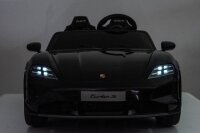 Kinderfahrzeug Porsche Taycan Turbo S - schwarz