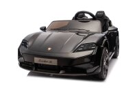 Kinderfahrzeug Porsche Taycan Turbo S - schwarz