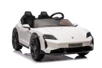 Kinderfahrzeug Porsche Taycan Turbo S - weiß