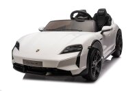 Kinderfahrzeug Porsche Taycan Turbo S - weiß