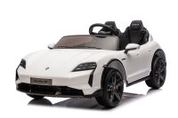 Kinderfahrzeug Porsche Taycan Turbo S - weiß