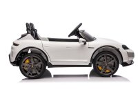 Kinderfahrzeug Porsche Taycan Turbo S - weiß