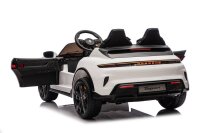 Kinderfahrzeug Porsche Taycan Turbo S - weiß