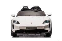 Kinderfahrzeug Porsche Taycan Turbo S - weiß