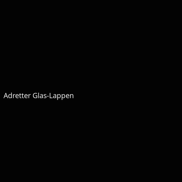 Adretter Glas-Lappen