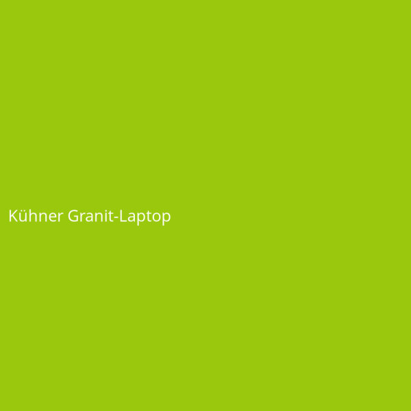 Kühner Granit-Laptop